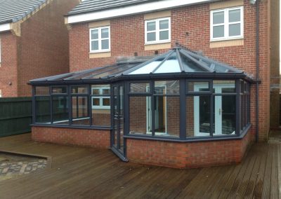 P SHAPED CONSERVATORY 7